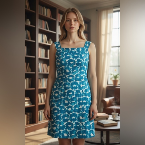 Milly of New York floral boatneck dress - Picture 10 of 11